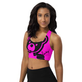 166 - NUCKLE UP Cutie Bear Boxer - Longline sports bra