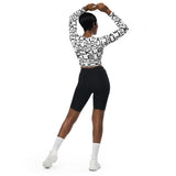 288 - NUCKLE UP Action Fist - Recycled long-sleeve crop top