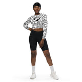 288 - NUCKLE UP Action Fist - Recycled long-sleeve crop top