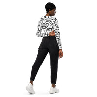 288 - NUCKLE UP Action Fist - Recycled long-sleeve crop top