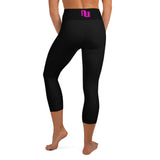 154 - NUCKLE UP Fist - Yoga Capri Leggings