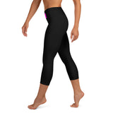 154 - NUCKLE UP Fist - Yoga Capri Leggings