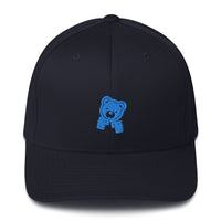 407 - NUCKLE UP - Baddie Bear Structured Cap - Baby Blue