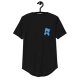 130 - NUCKLE UP Boxing Bear - Men's Curved Hem T-Shirt