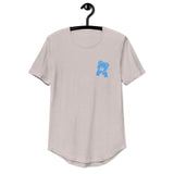 130 - NUCKLE UP Boxing Bear - Men's Curved Hem T-Shirt