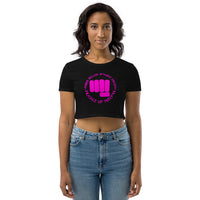 150 - NUCKLE UP Fist - Organic Crop Top